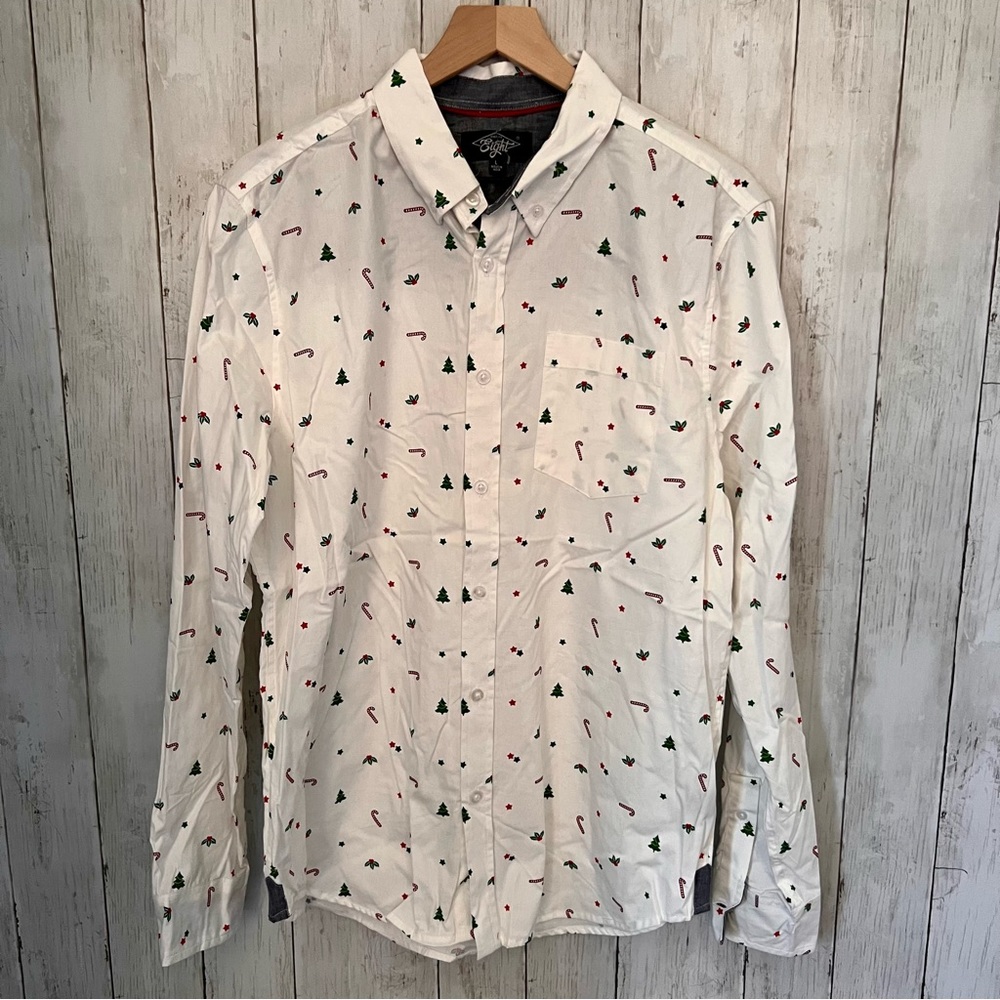 Eighty Eight Christmas Button Down M4 - image 1